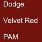 Preview: Dodge, Velvet Red, PAM.